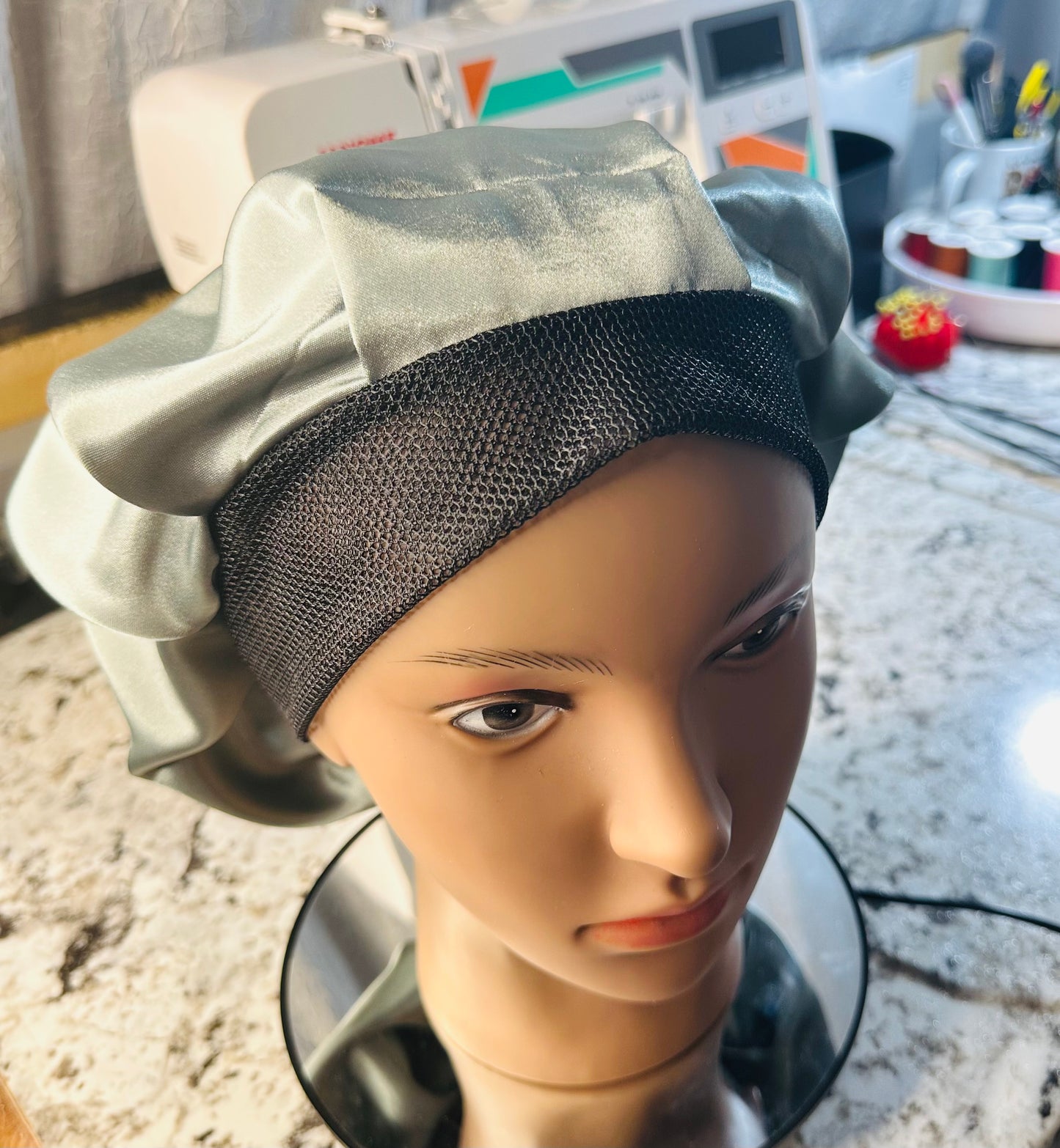 Customizable Satin Bonnets and Scrub Caps (Pick your colors)