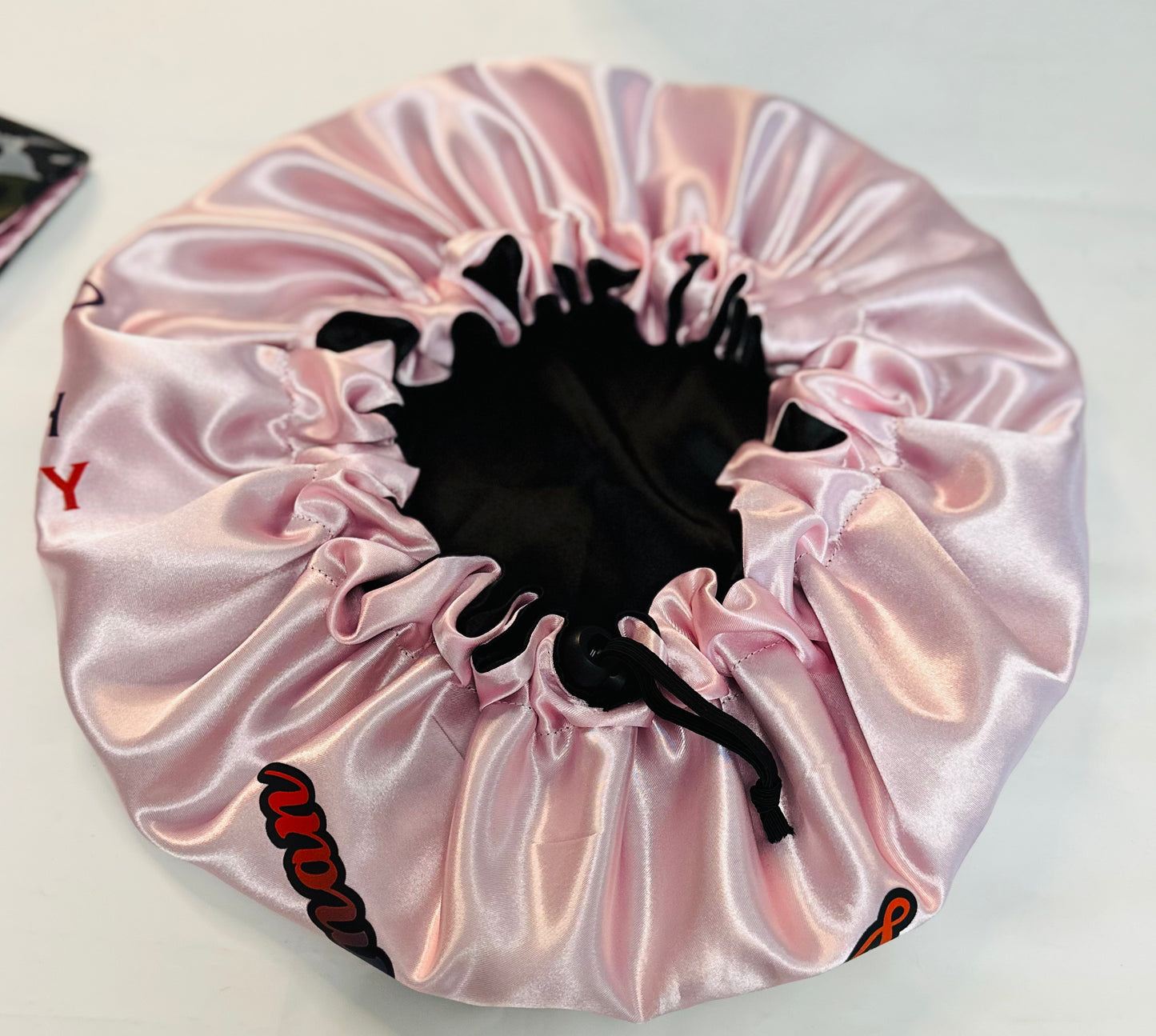 Specialty Hair Bonnet , Dipped in Chocolate, luxury, hair bonnet, double-sided,