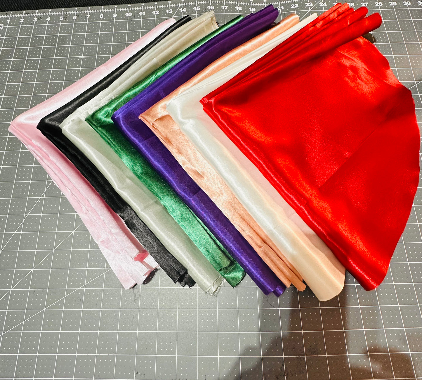 Customizable Satin Bonnets and Scrub Caps (Pick your colors)