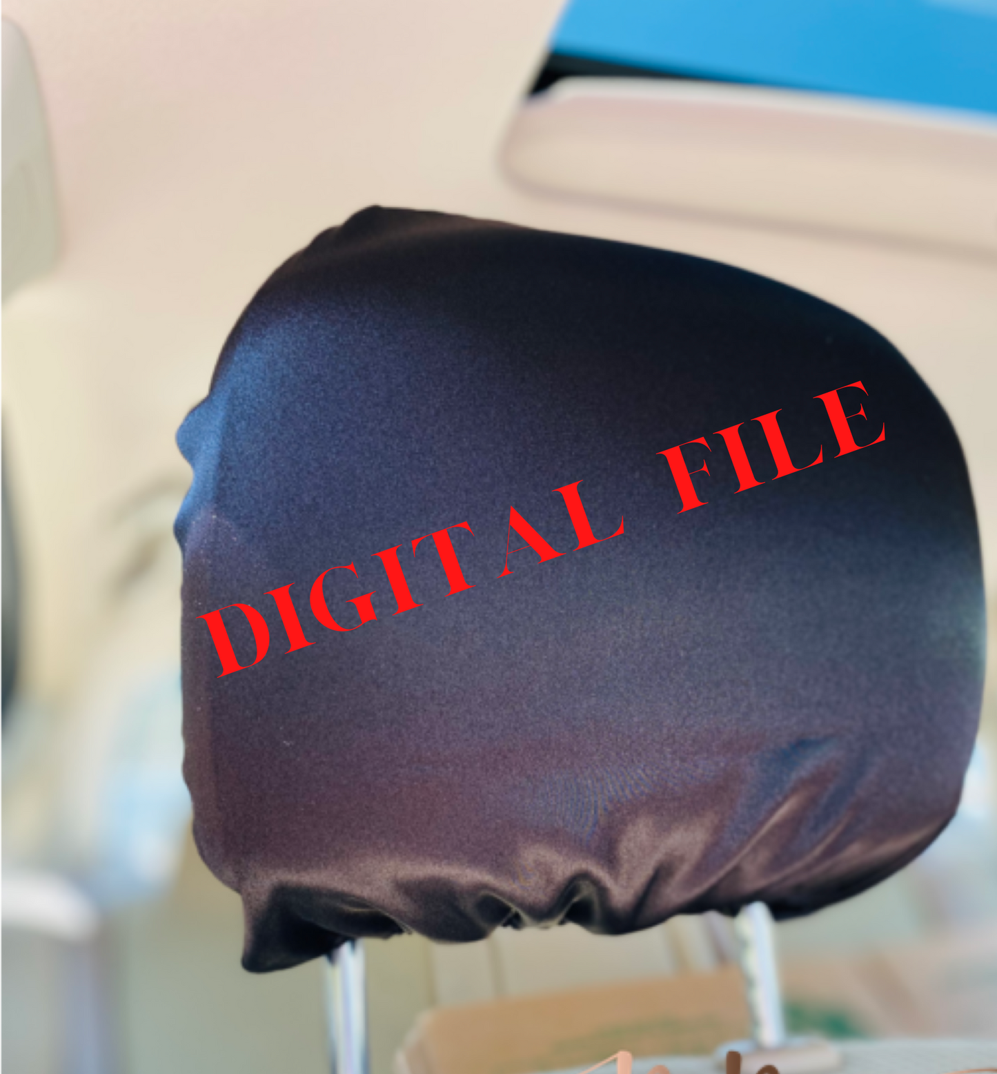 Digital download file Car Headrest covers
