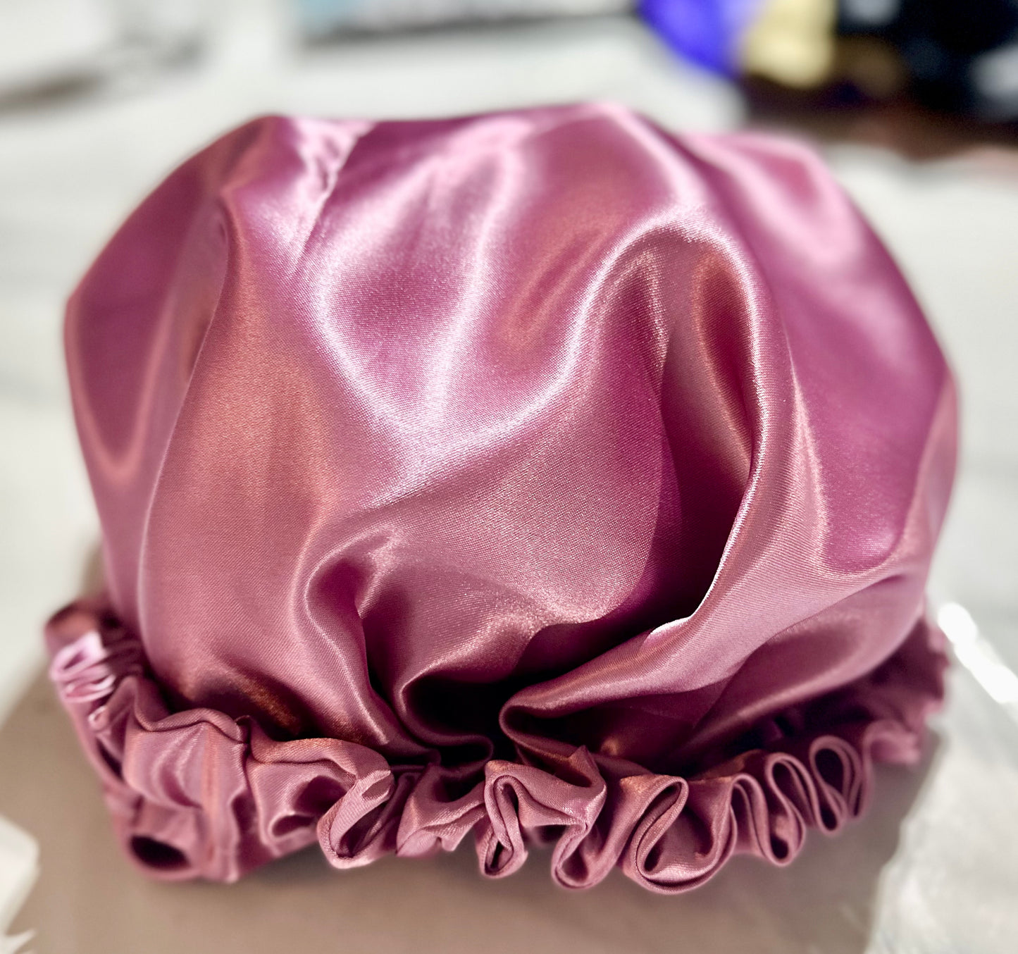 Double layer Soft Life Collection, Premium Satin Bonnets - Adult size lightweight