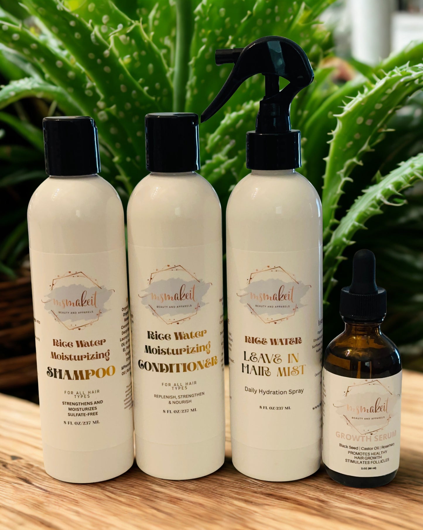 MsMakeit Rice Water and Flax Conditioner  Hydration and Nourishment for Daily Use Complete Hair Care Solution