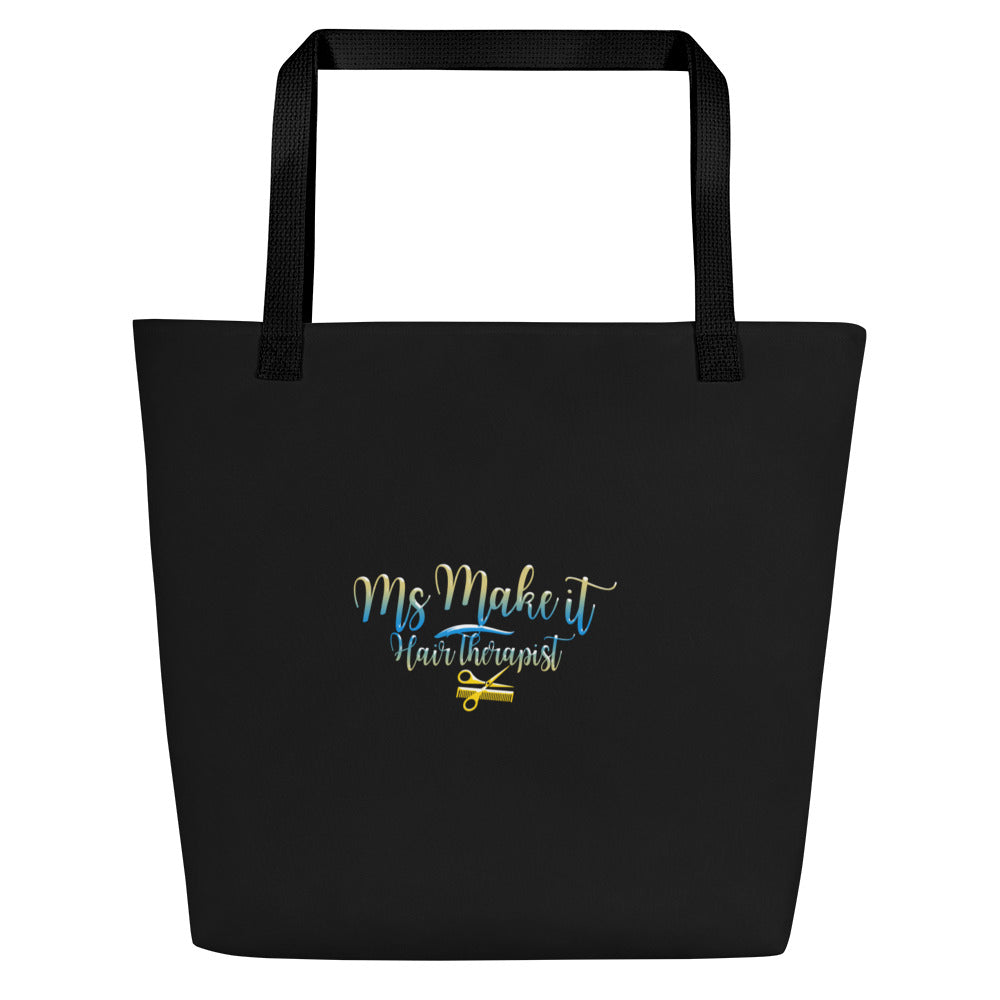 Msmakeit logo All-Over Print Large Tote Bag