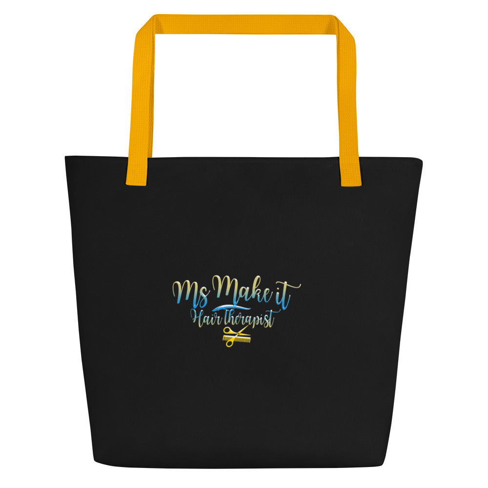 Msmakeit logo All-Over Print Large Tote Bag