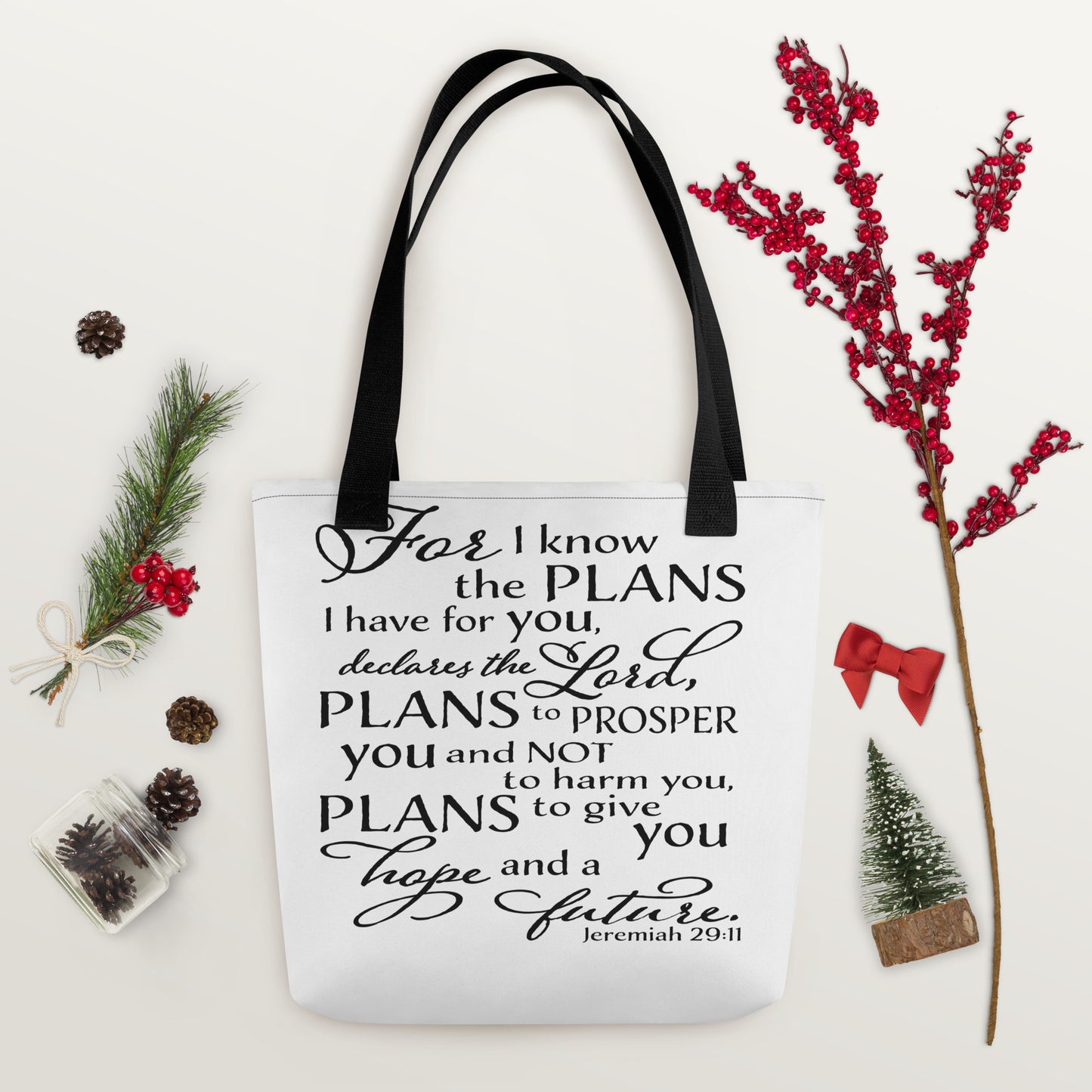 Inspirational quote Tote bag