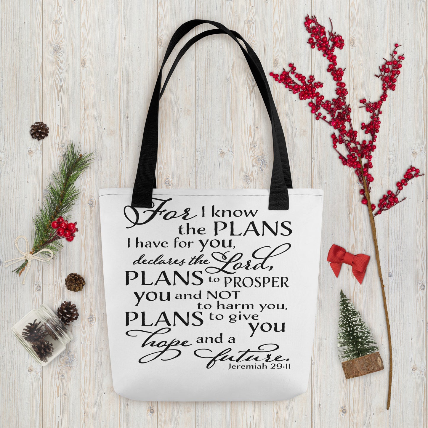 Inspirational quote Tote bag