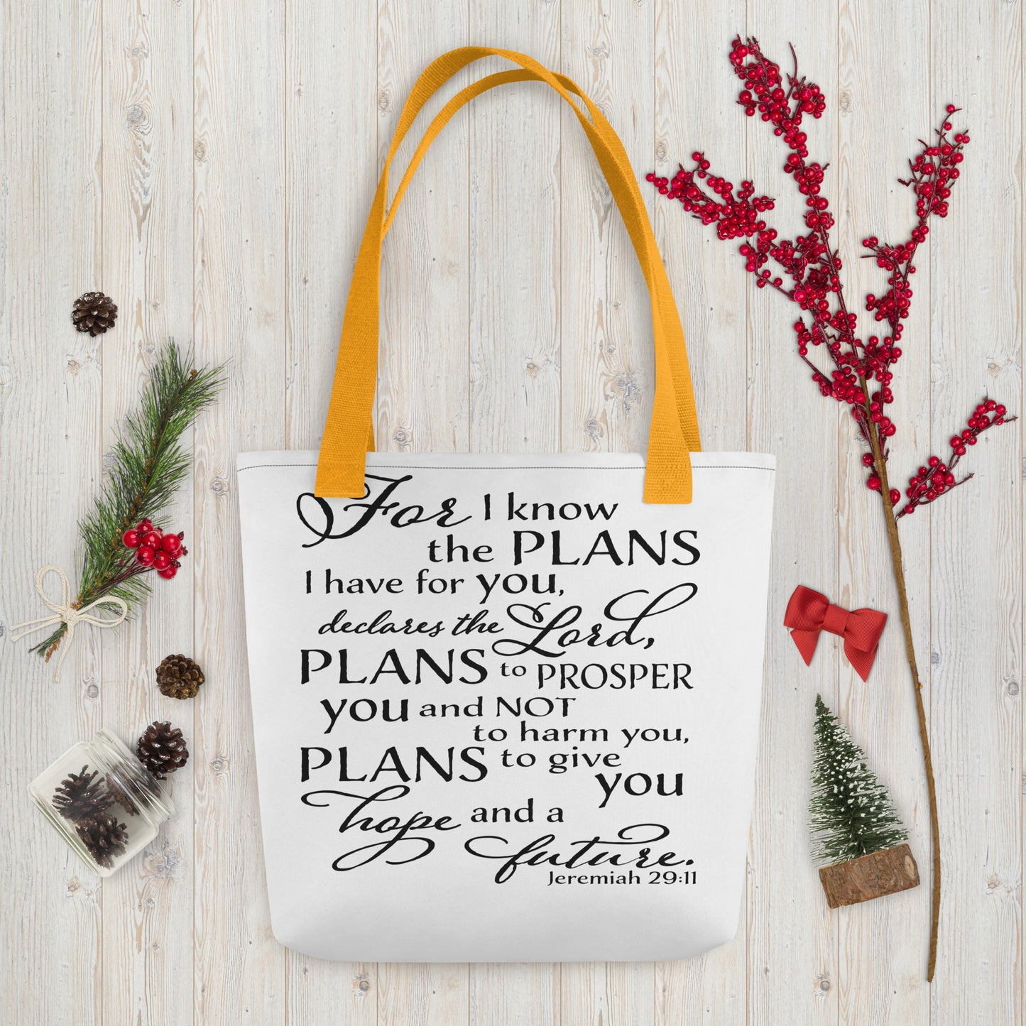 Inspirational quote Tote bag