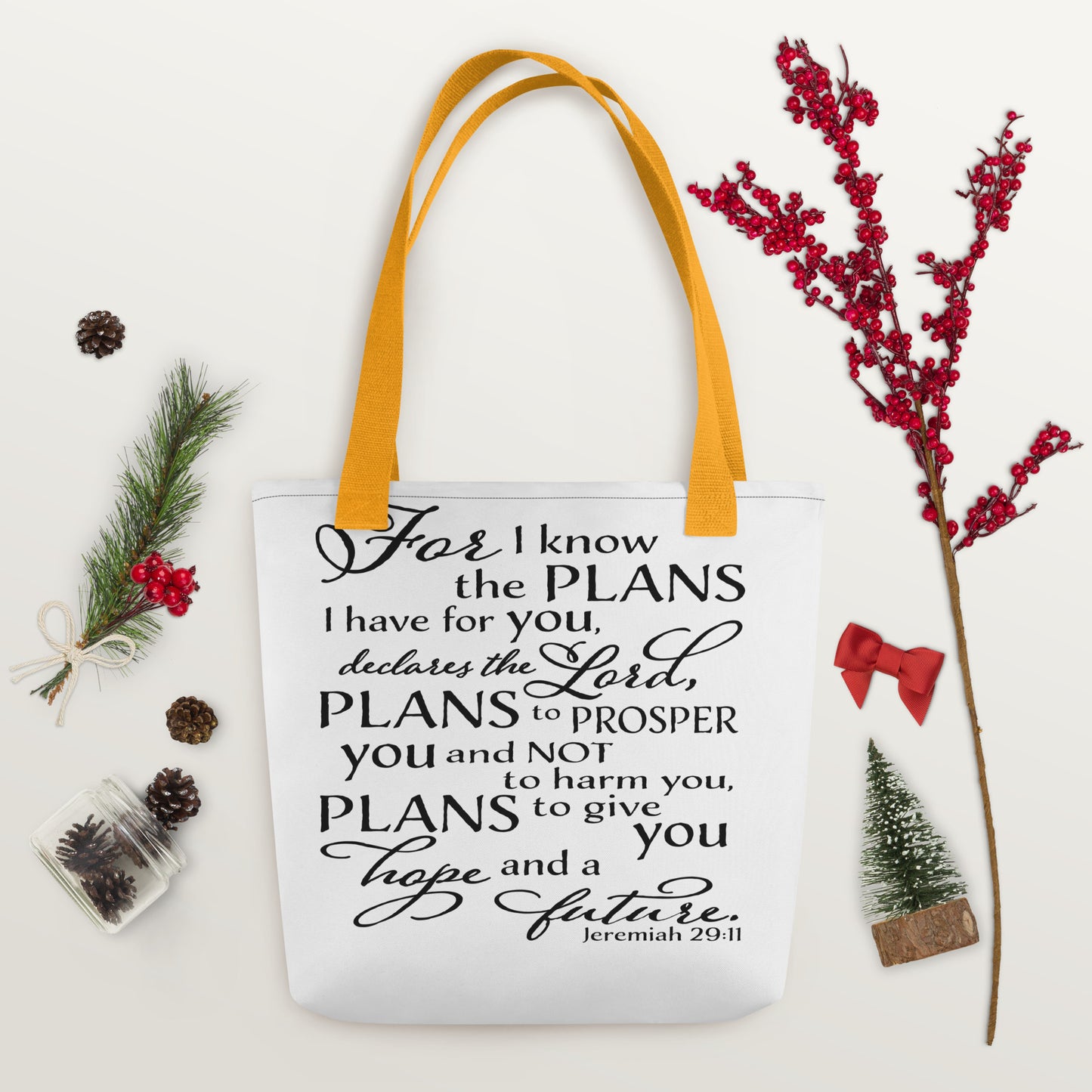 Inspirational quote Tote bag