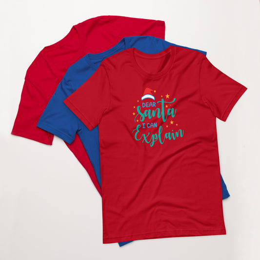 Holiday T-shirts Unisex t-shirt Dear Santa